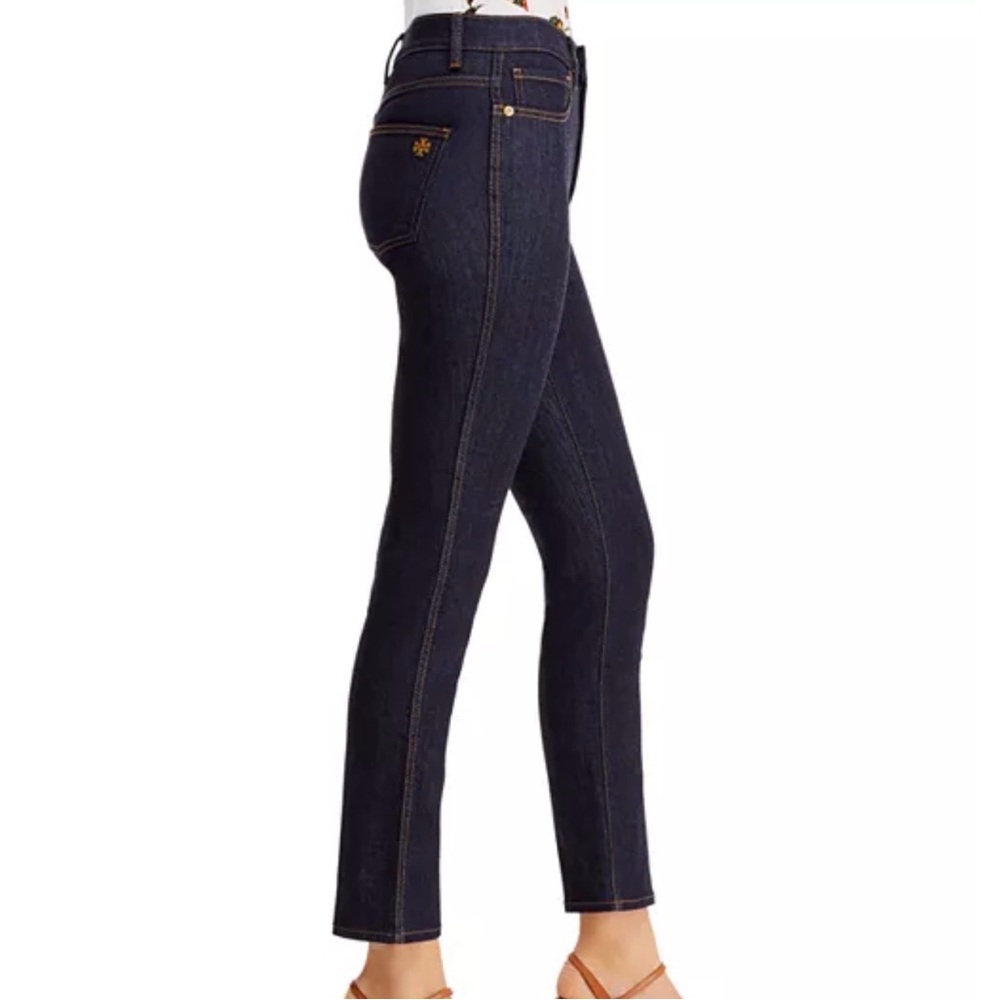 Tory Burch Dark Indigo Denim Jeans